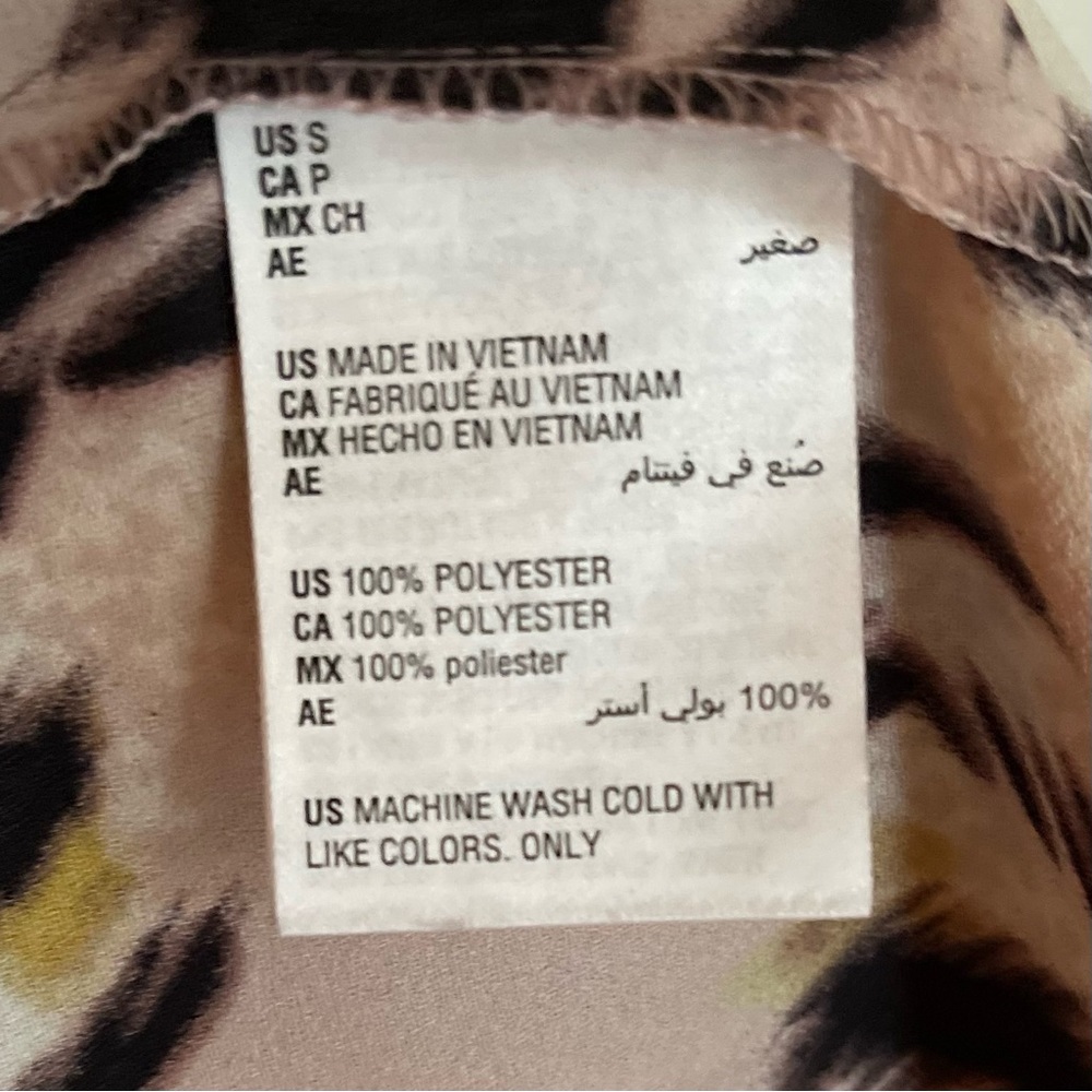 Bar III Zebra Print Maxi Wrap Dress - Picture 12 of 12